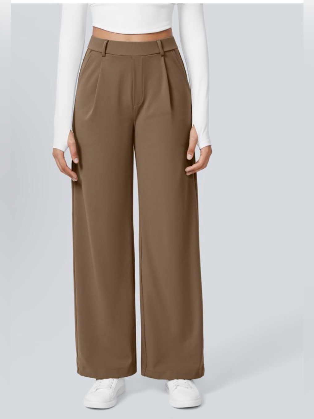 Halara Flex Daystretch High Waisted Wide Leg Work Pants
